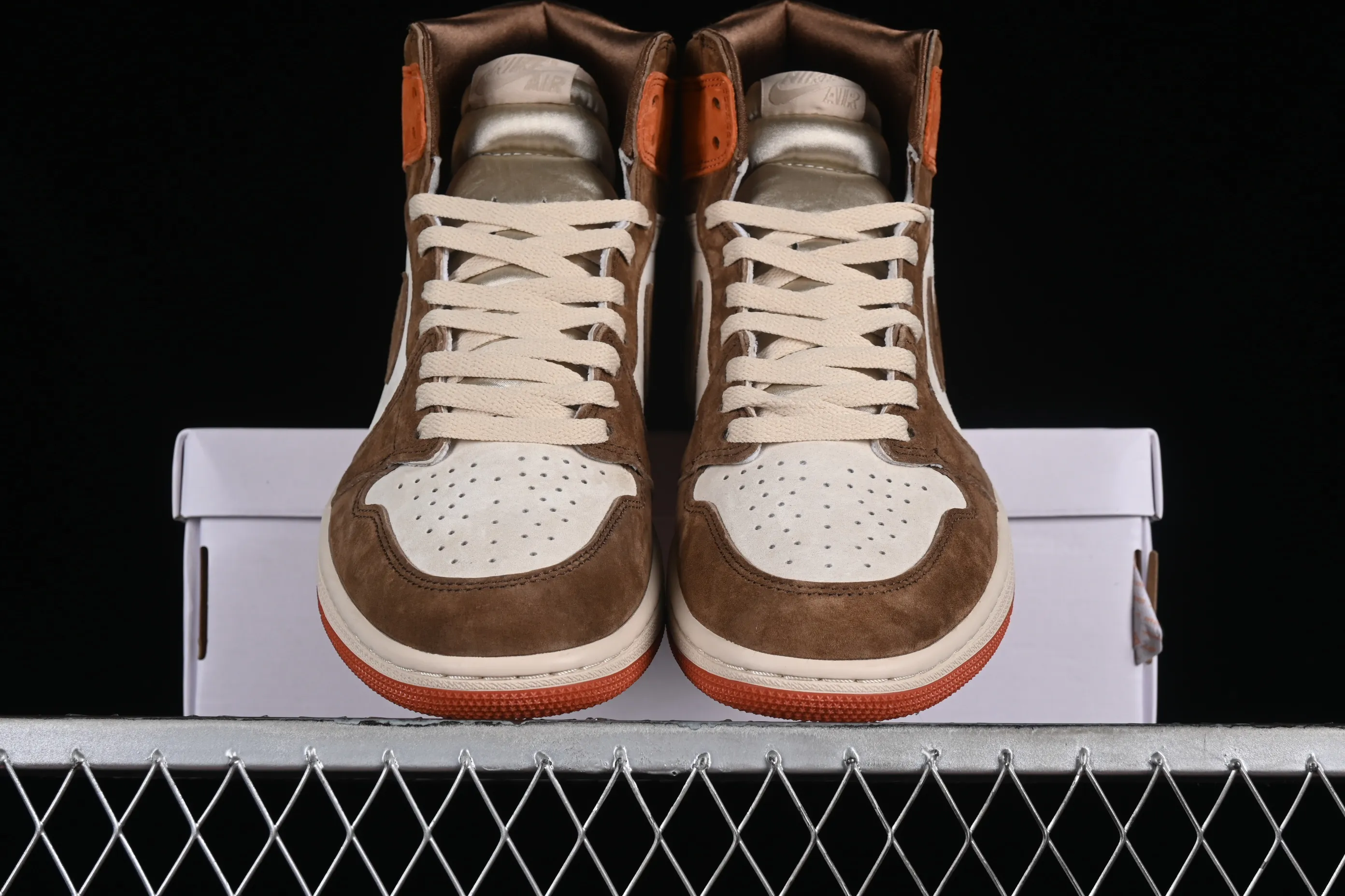 All categories Air Jordan Jordan series basketball shoes Air Jordan 1 High Air Jordan 1 High OG "Dusted Clay" AJ1 Joe 1 Dune cocoa high-top basketball shoes FQ2941-200